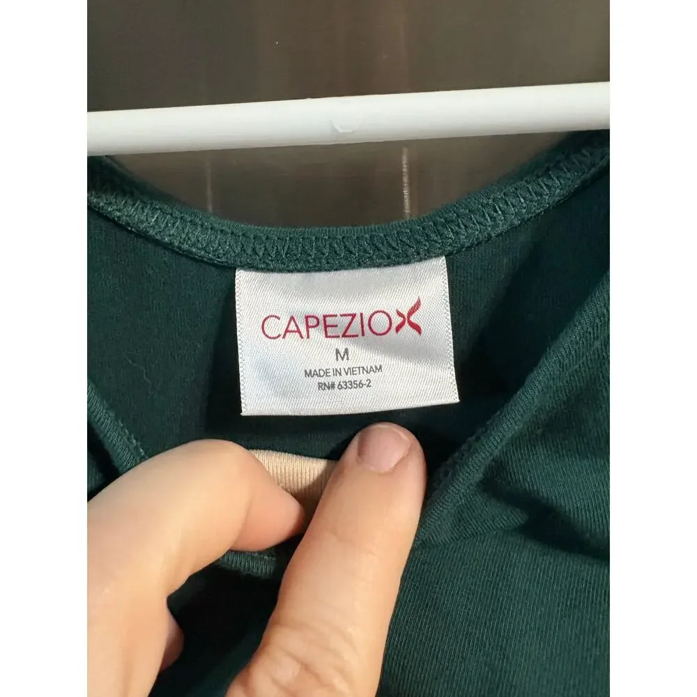 Mediterranean Green SS Leotard - Capezio - M